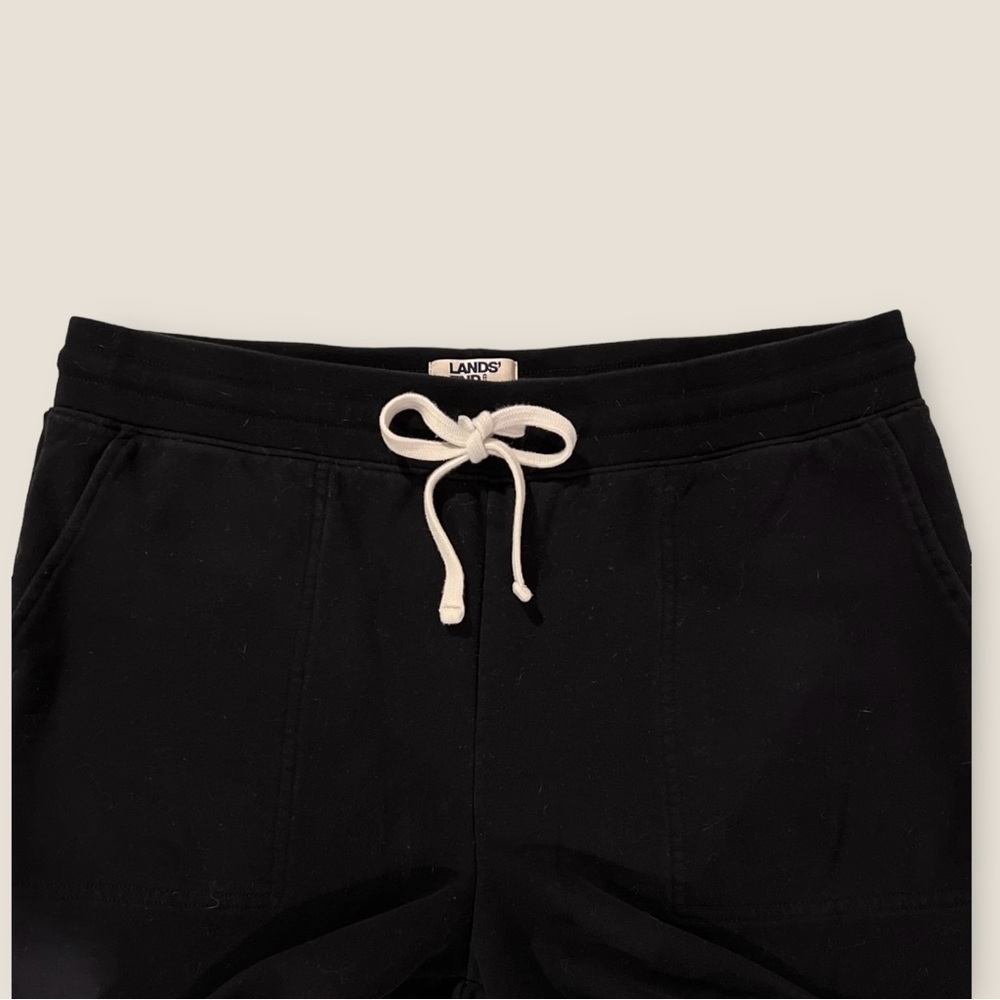 Lands’ End Serious Sweats Joggers black - Picture 3 of 9